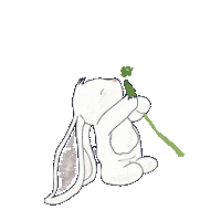 Easter Bunny Love Sticker