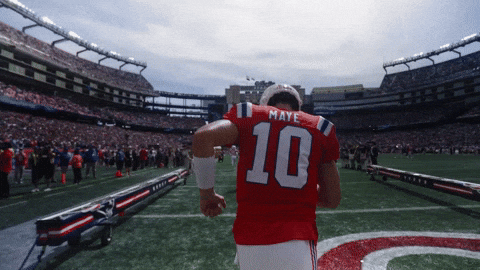 Football Run Out GIF by New England Patriots
