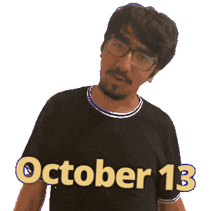 October 13Th Sticker