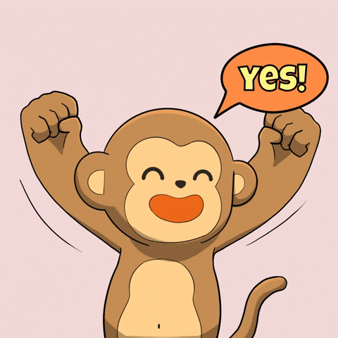 Gm Yes GIF by Wise Monkey Meme