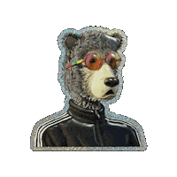 Bear Raver Sticker by The LSD Hotel