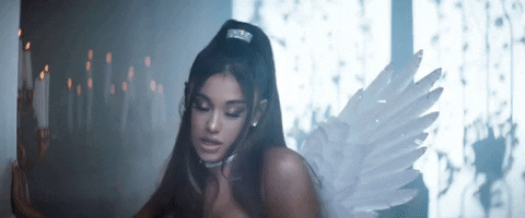 arianagrande giphydvr ariana grande dont call me angel GIF