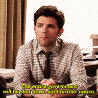 Government Shutdown Orange GIF