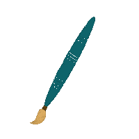 Darianrty art blue color draw Sticker