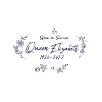 Queen Elizabeth Sticker by giphystudios2022