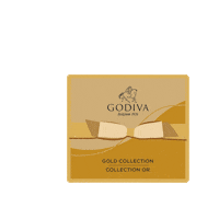 Gold Chocolate Sticker by GODIVA
