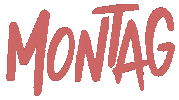 Monday Wochentag Sticker