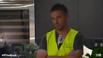 spence shrug GIF by theblock