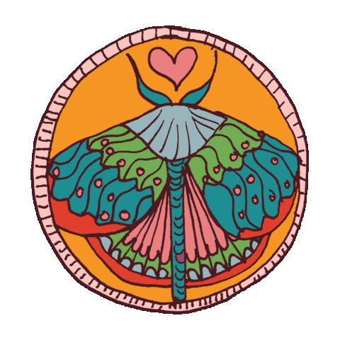 Butterfly Creativity Sticker by Bestival