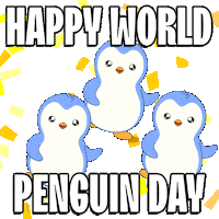 April 25 Dancing Sticker by Pudgy Penguins