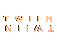 Logo Sunset Sticker by twiin