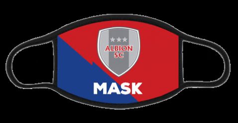 ALBIONSC giphygifmaker soccer albion mask on GIF