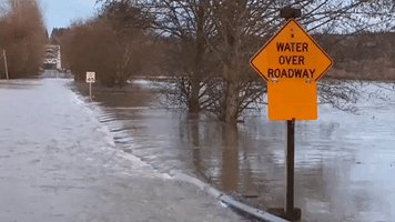 Roads Flooded as Record Rains Hit Washington
