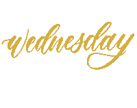 Wednesday Morning Lettering Sticker by pensandnibs