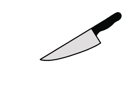 fashionabledeath giphyupload giphystickerchannel knife whoops Sticker
