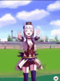 Umamusume Drop Kick GIF