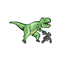 Dinosaur Disability Sticker