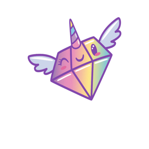 Happy Rainbow Sticker by Onix Pink Shop