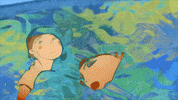 Art Swimming GIF
