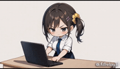 Keyboard Kawaiigirl GIF
