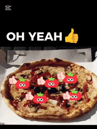 Pizza Tomato GIF by GIF IT UP