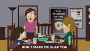 Angry Slapping GIF by South Park