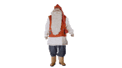 Santa Claus Wow Sticker by The Elves!