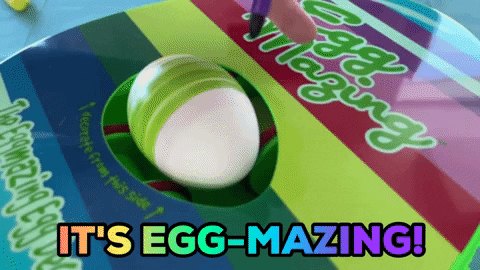 thattoygirl giphygifmaker easter easter eggs eggmazing GIF