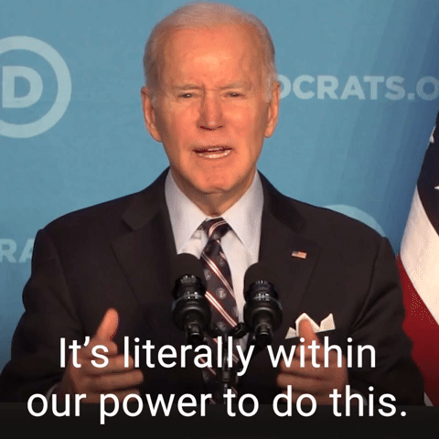 It's literally within our power to do this.