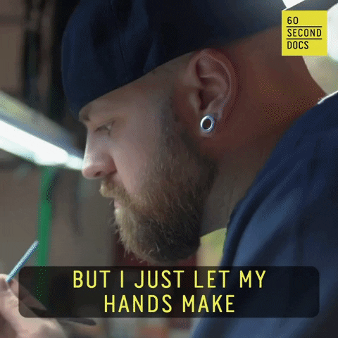 Arts And Crafts Wow GIF by 60 Second Docs