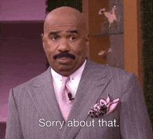 sorry GIF by Steve Harvey TV