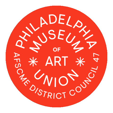 pmaunionsolidarity philadelphia union unionvote philadelphiamuseumofart Sticker