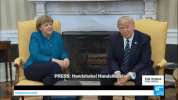 donald angela merkel GIF