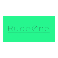 Rudeonefashion fashion brand rudeone rudeonelogo Sticker