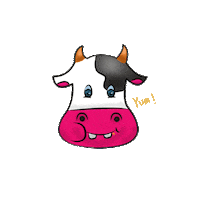 zizaart fun hungry yummy eat Sticker
