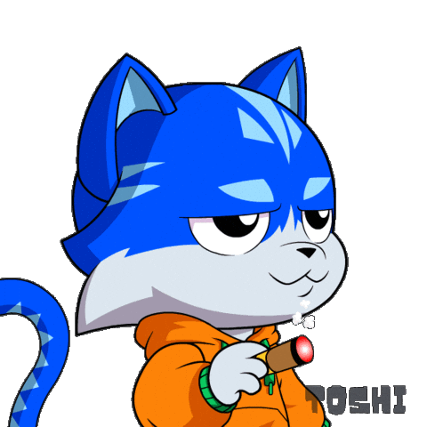 Here We Go Again Laughing Sticker by Toshithecat