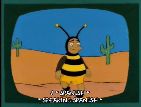 season 7 speaking spanish GIF