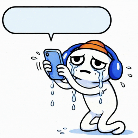 Typing... and then deleting