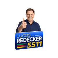 DeputadoLucasRedecker positivo joinha isso ai 5511 Sticker