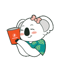 Coffee Grabfood Sticker by Bobobox Indonesia