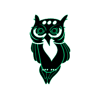 JUAVONTLEMAIRE owllogo juavontlemaire Sticker