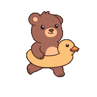 Happy On My Way Sticker by BEARISH