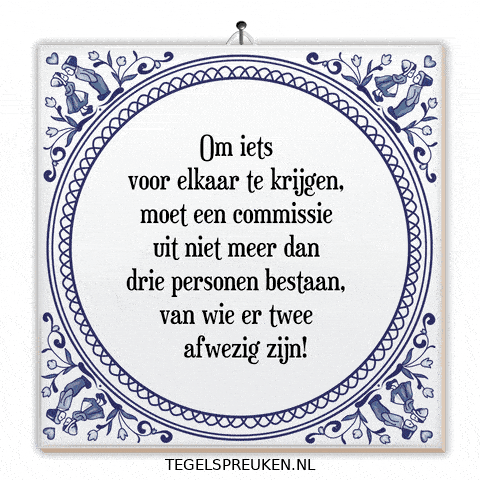 Humor Teamwork GIF by Tegelspreuken.nl