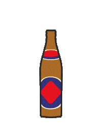 Bierflasche Sticker by Linzer Bier