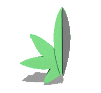 reefside 3d beach weed 420 Sticker