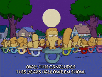 homer simpson halloween GIF