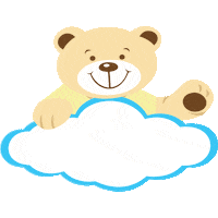 wave bear Sticker by Mimiflo® Philippines