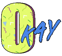 90S Ok Sticker by Bubble Punk