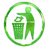 Loop Trash Sticker
