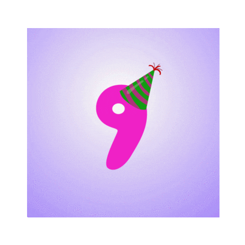 Number Ix Sticker